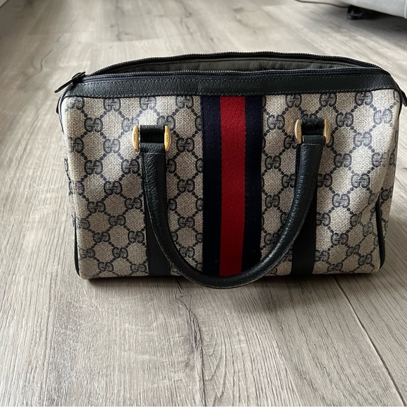 Gucci Vintage Sherry Boston Bag - Picture 2 of 13